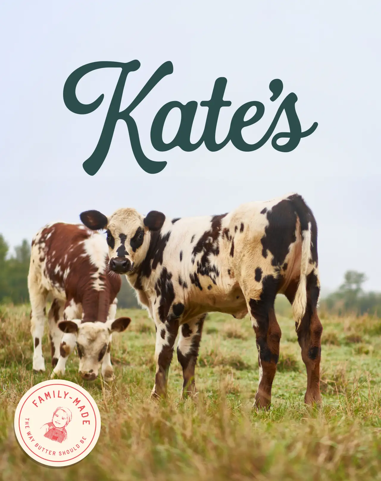 Branding for Kate’s Butter by Anchour, a Maine-based branding agency. Family-made dairy CPG brand with a nostalgic, farm-fresh identity that blends heritage and authenticity in the food & beverage space.